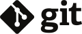Git logo full (black).svg