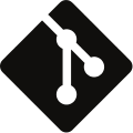 Git logo (black).svg